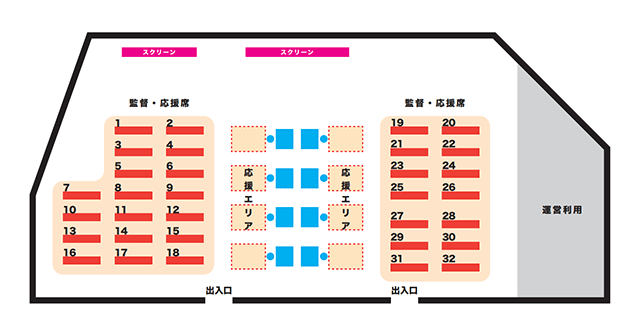 決勝大会レイアウト図